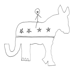 Political Mascots Donkey